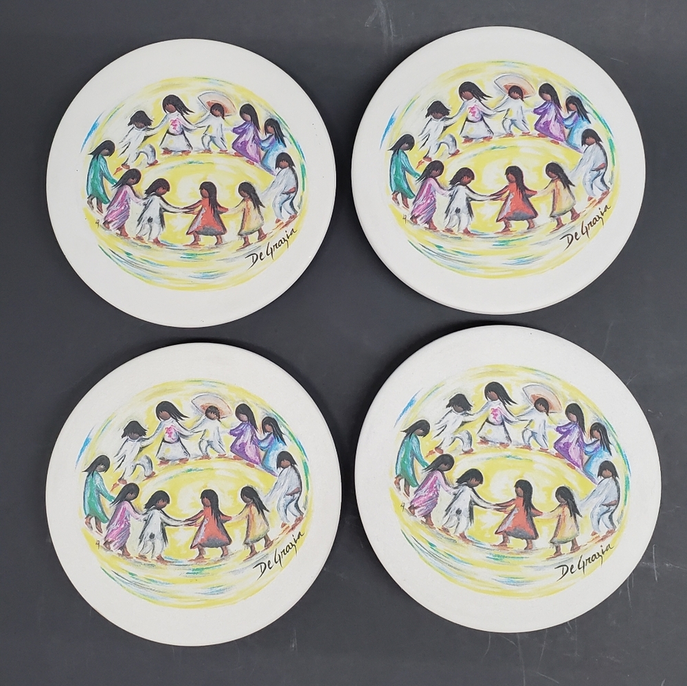 Sandstone DeGrazia Dew Stopper Vintage Coasters